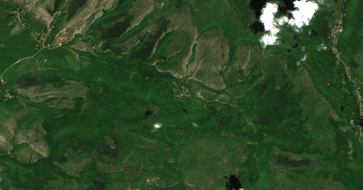 Carte satellite de Gubesh