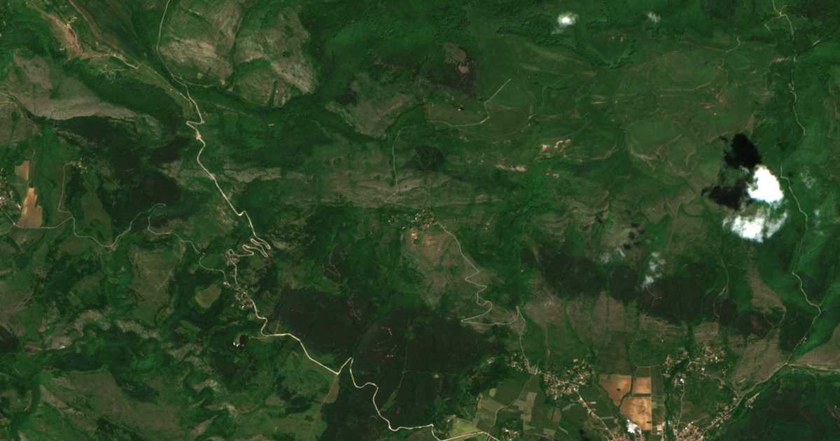 Carte satellite de Ravna