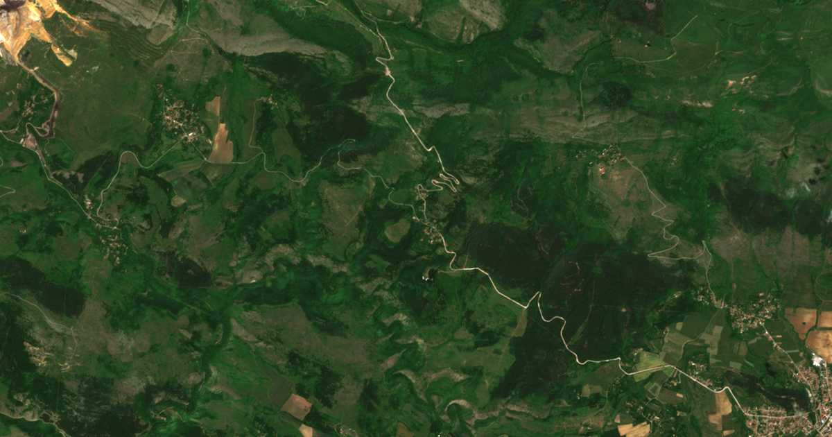 Carte satellite de Ropot