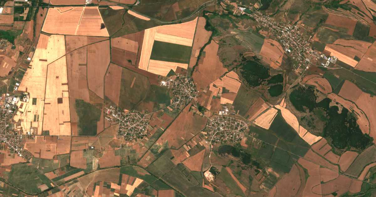 Carte satellite de Dolna Malina