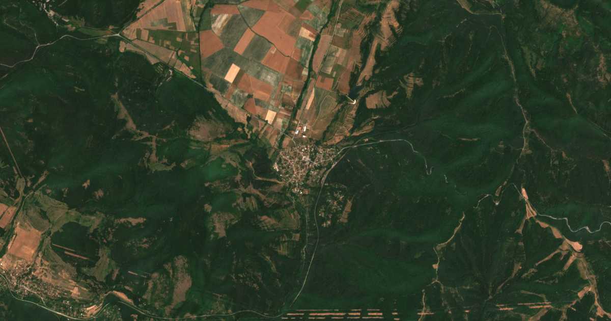 Carte satellite de Dolno Kamarci