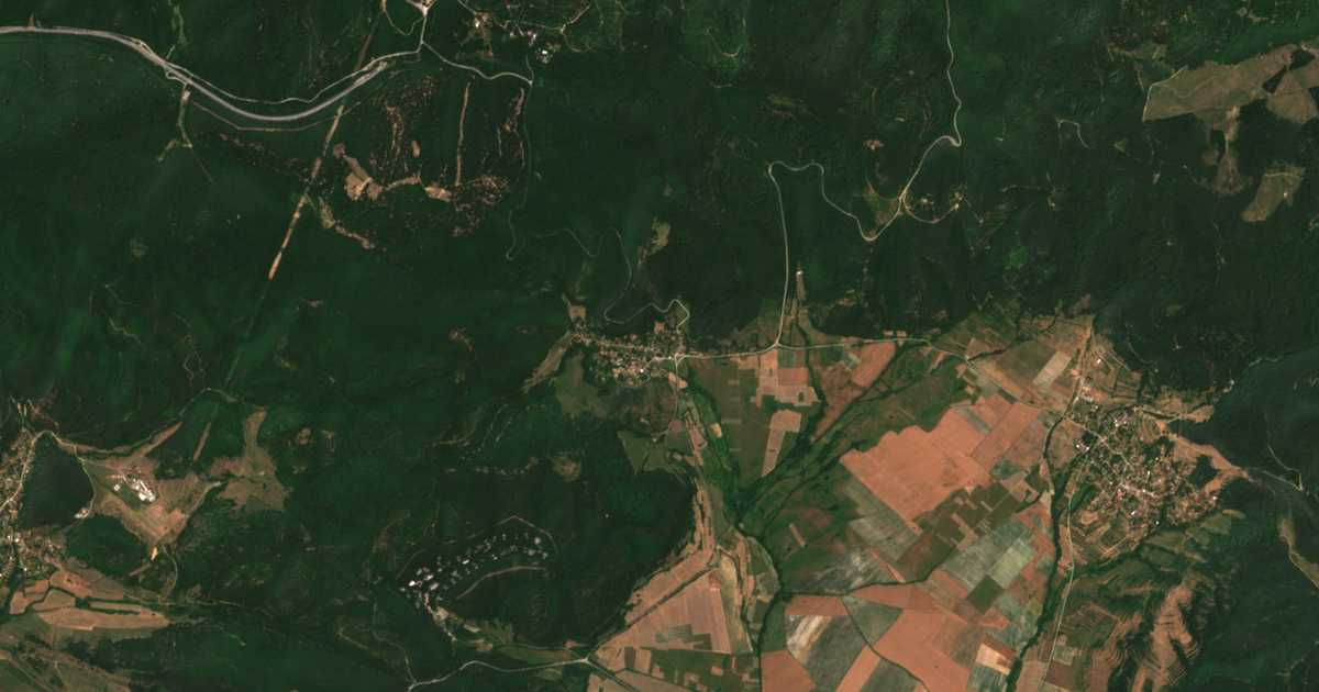 Carte satellite de Gorno Kamarci