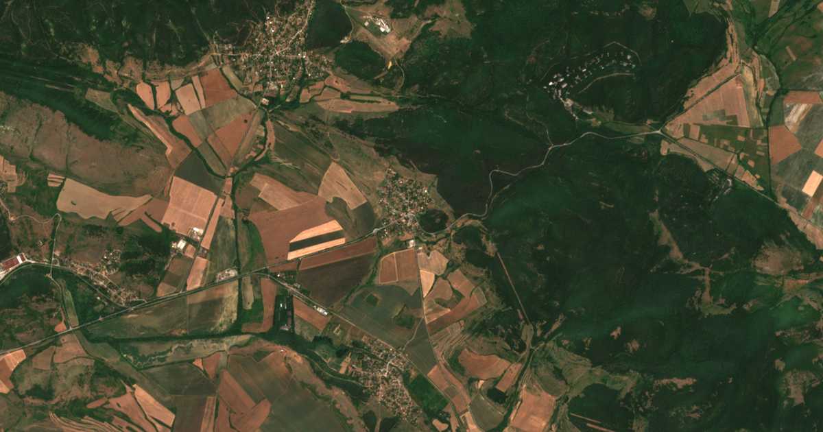 Carte satellite de Sarantsi