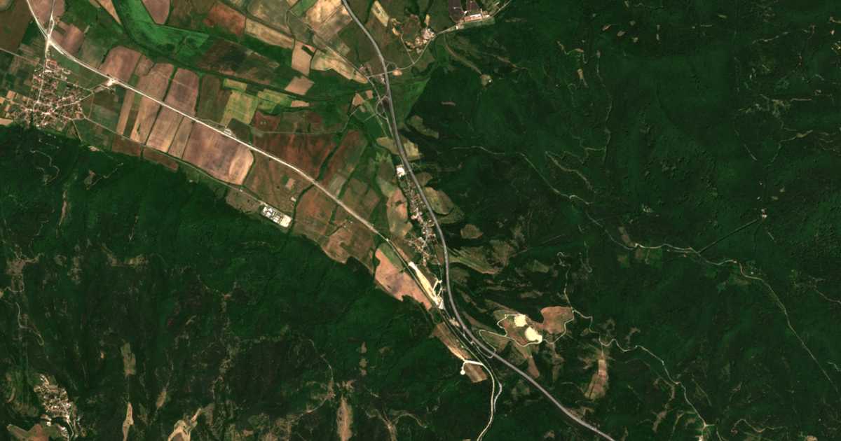 Carte satellite de Mirovo