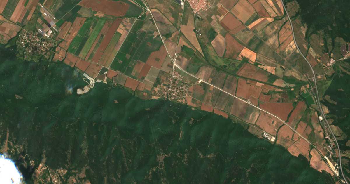 Carte satellite de Stambolovo