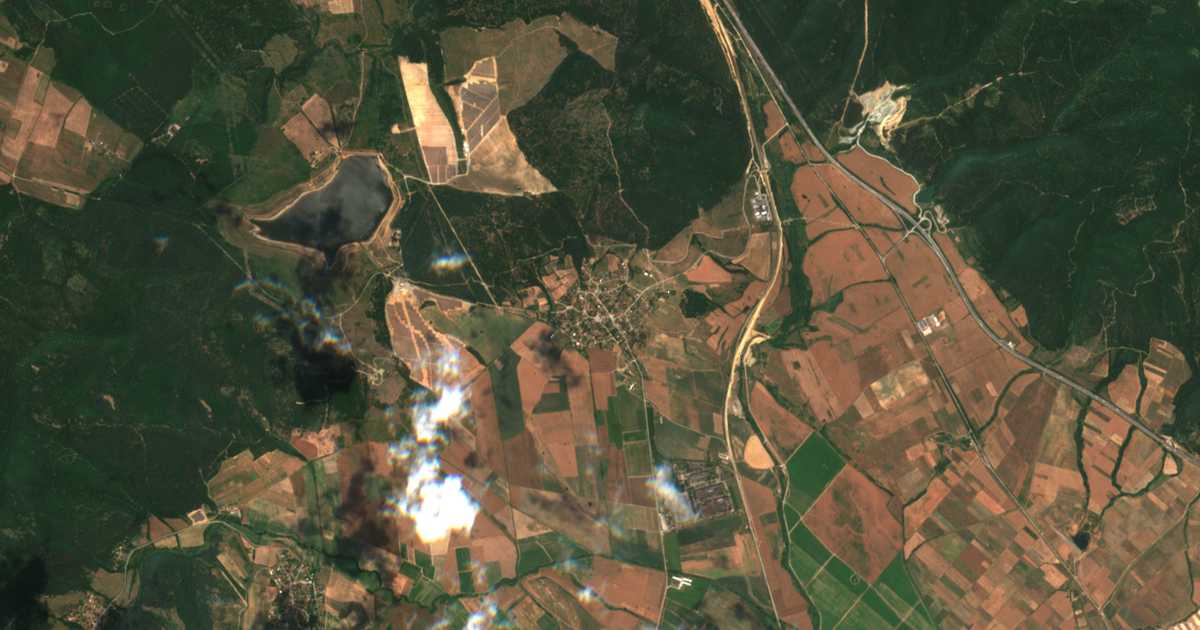 Carte satellite de Verinsko