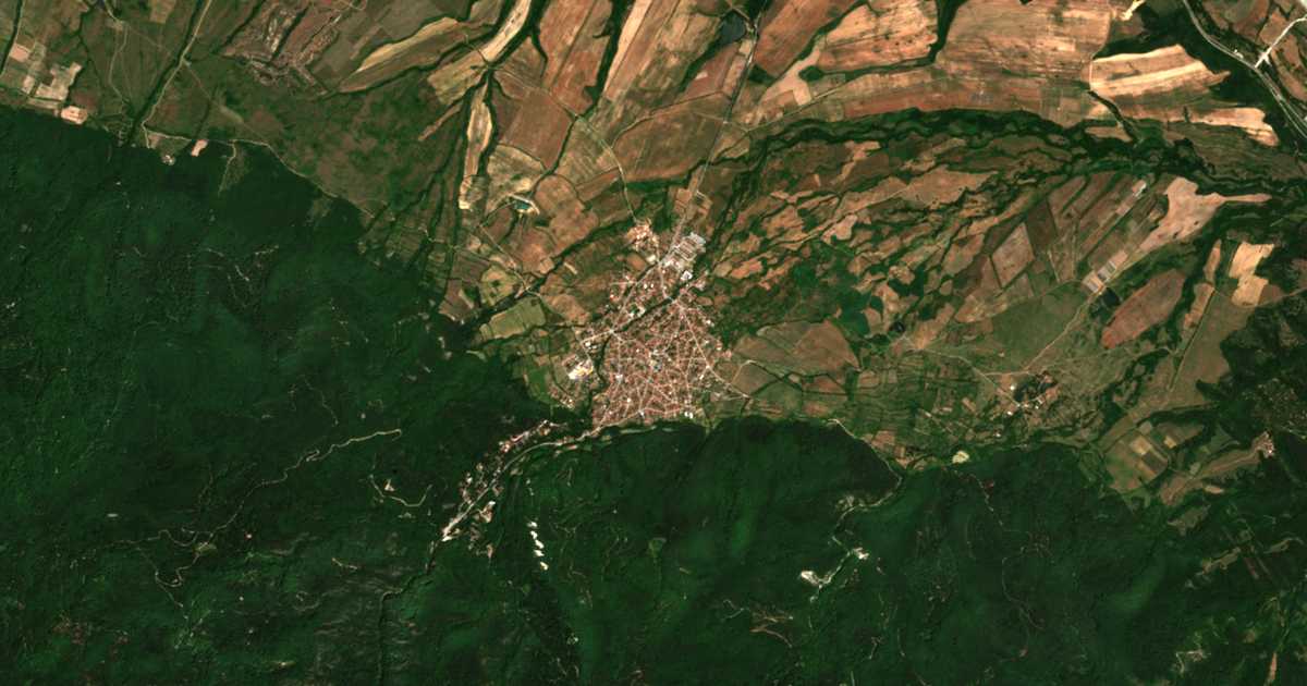 Carte satellite de Kostenets