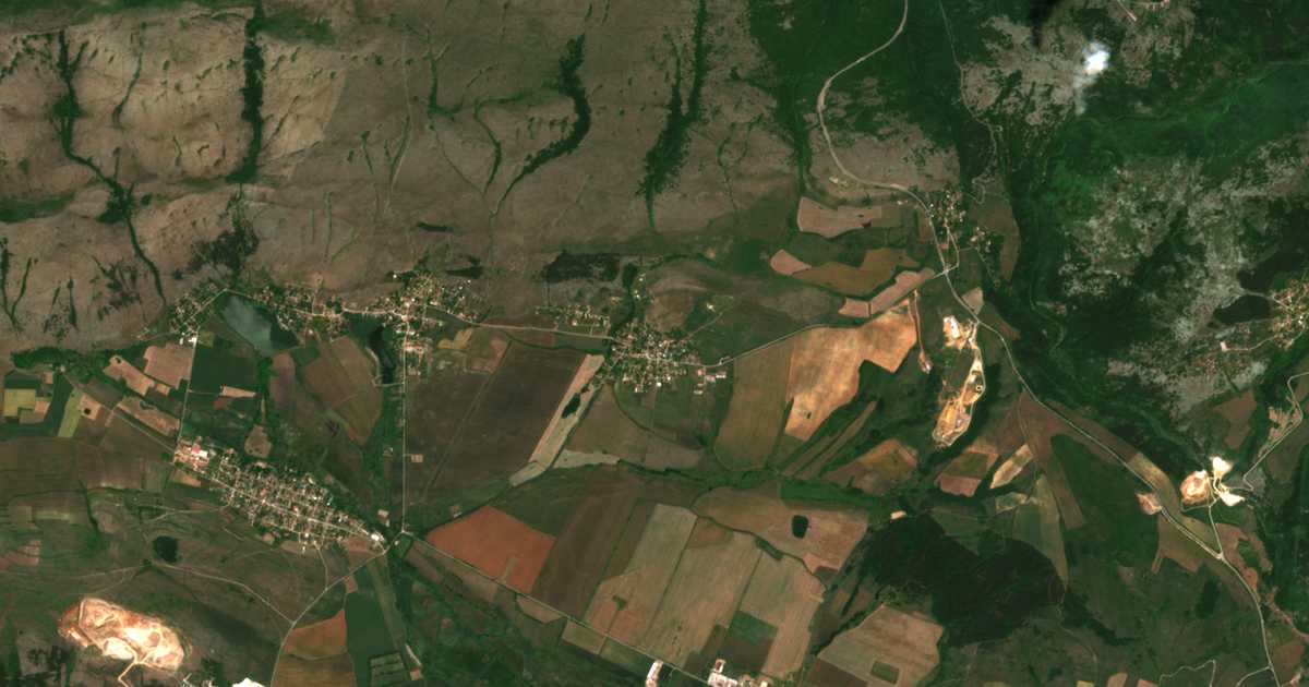 Carte satellite de Bogjovci