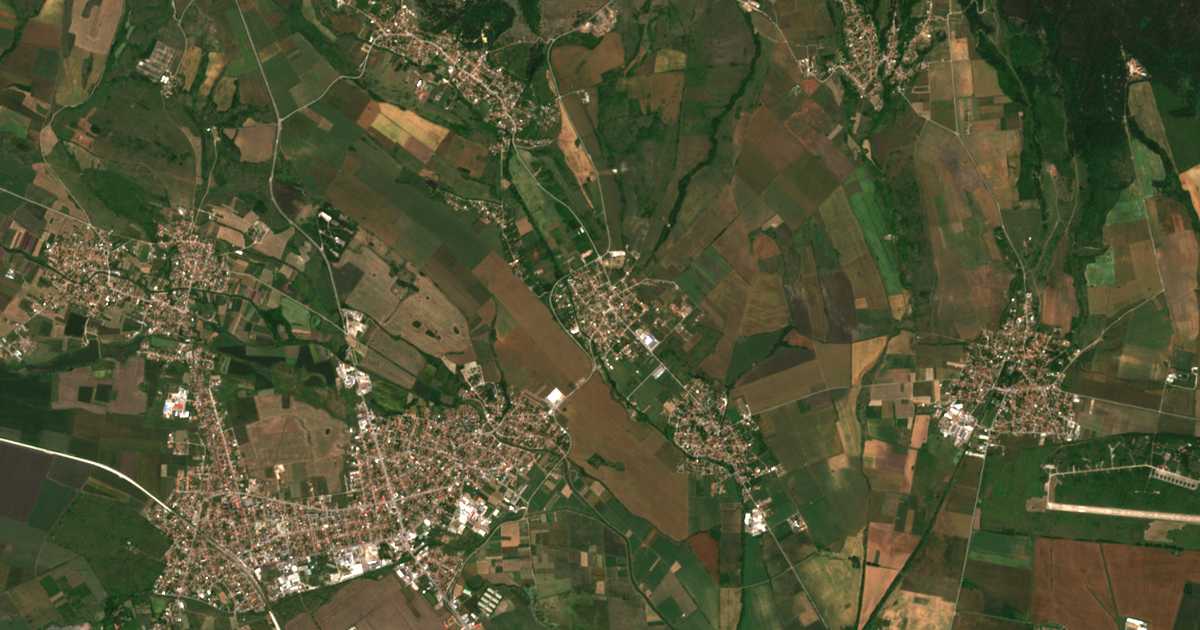Carte satellite de Golyanovtsi