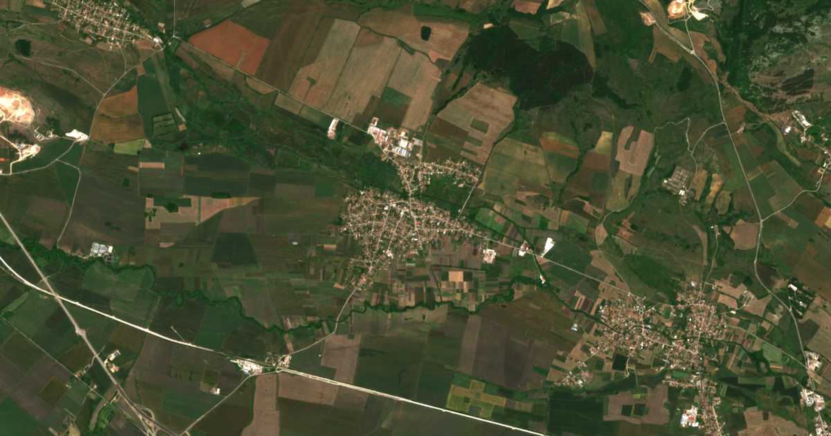 Carte satellite de Petarch