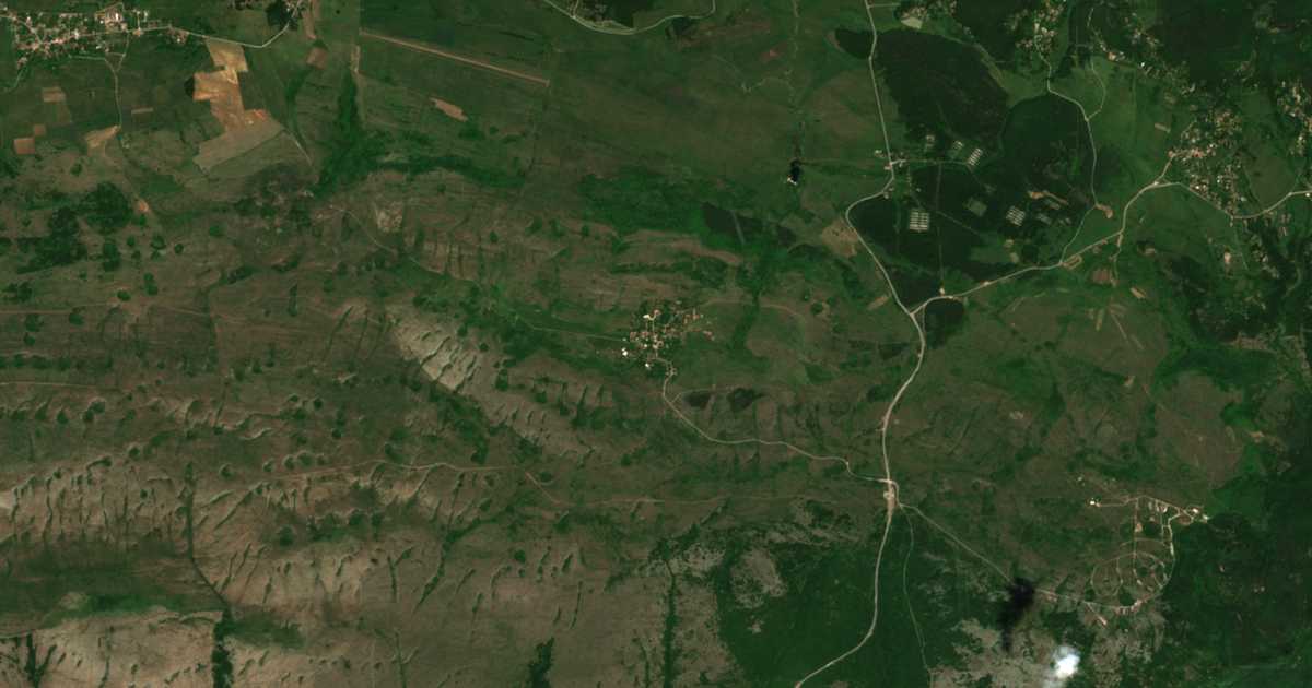 Carte satellite de Ponor
