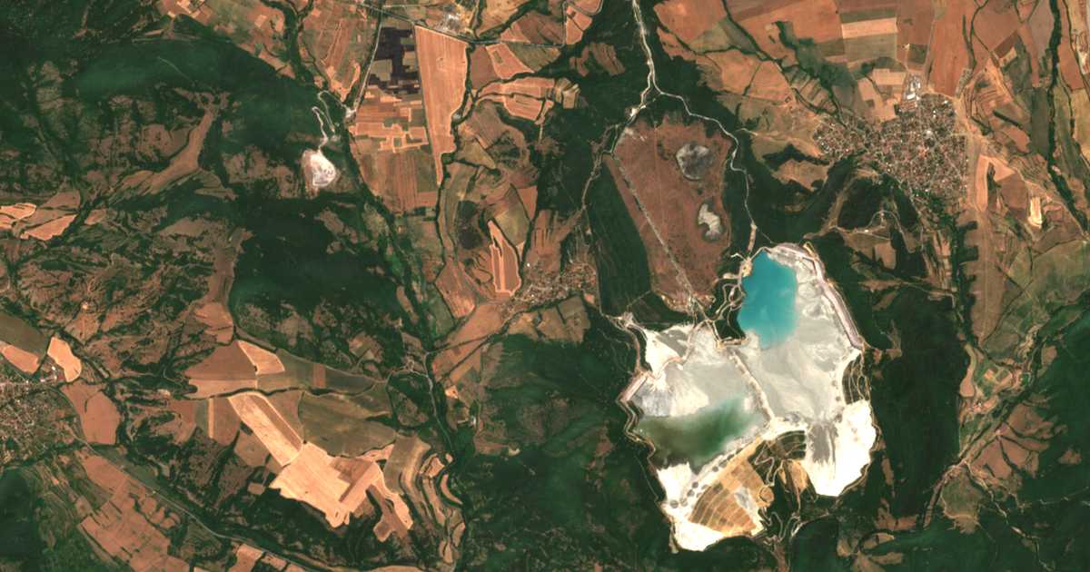 Carte satellite de Benkovski