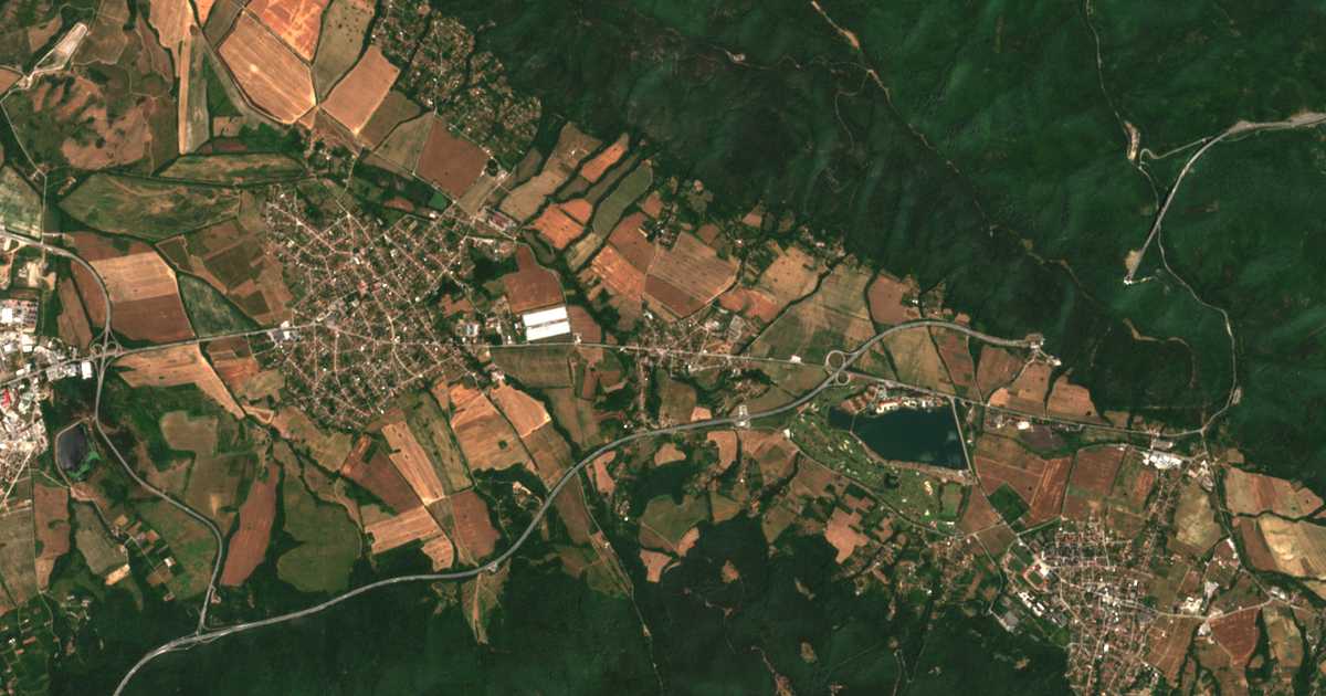 Carte satellite de Razliv