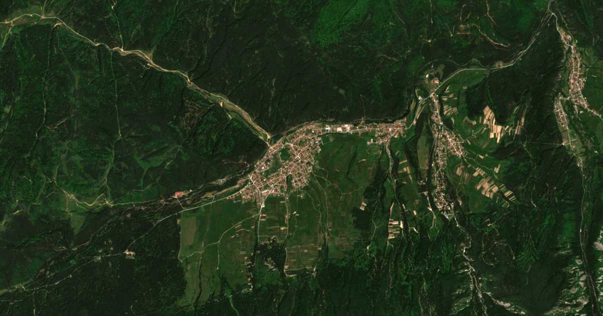 Carte satellite de Govedartsi