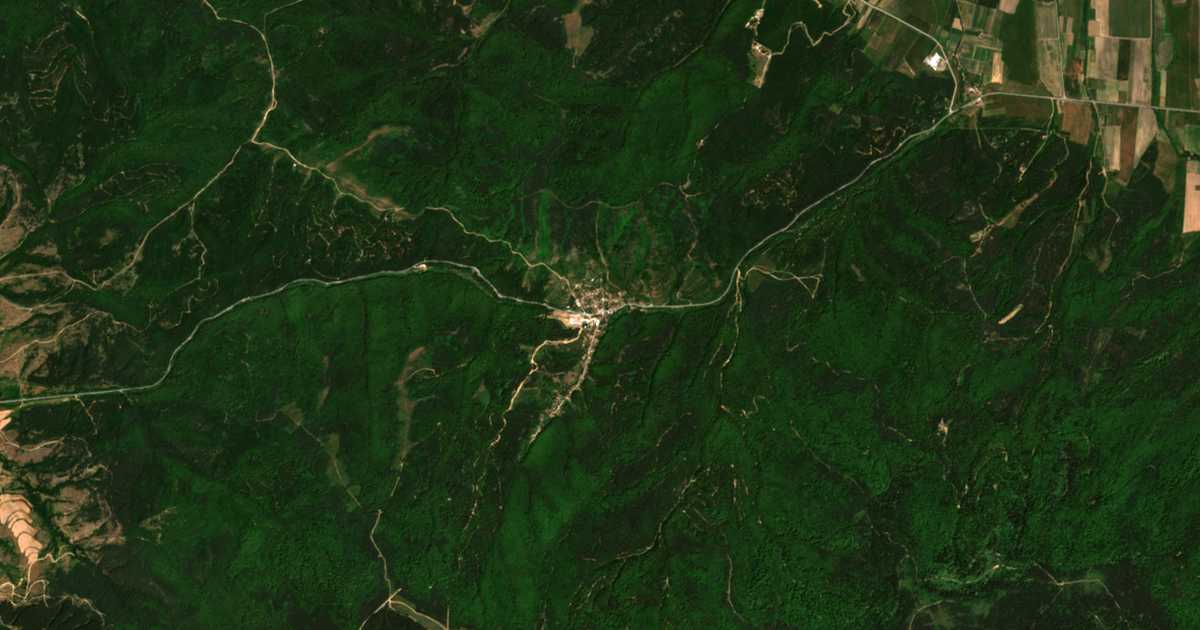 Carte satellite de Klisura