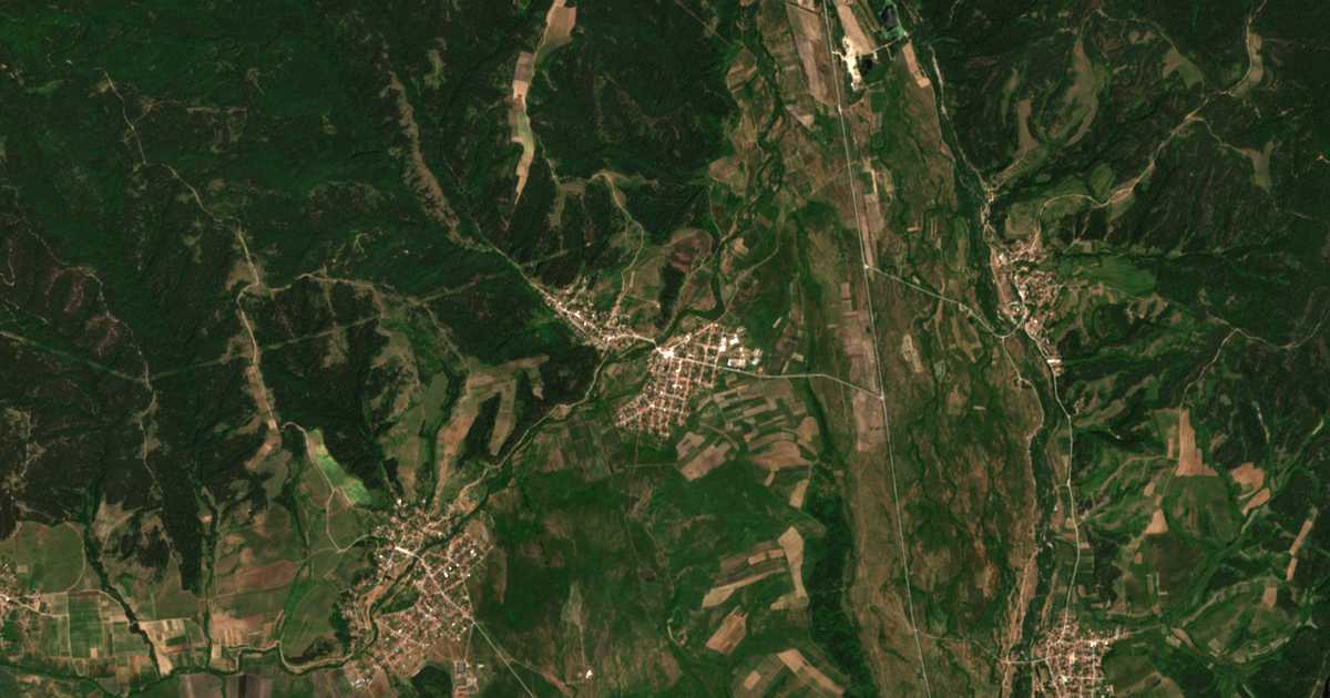 Carte satellite de Široki Dol