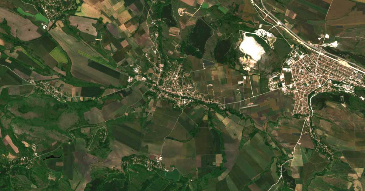Carte satellite de Aldomirovci
