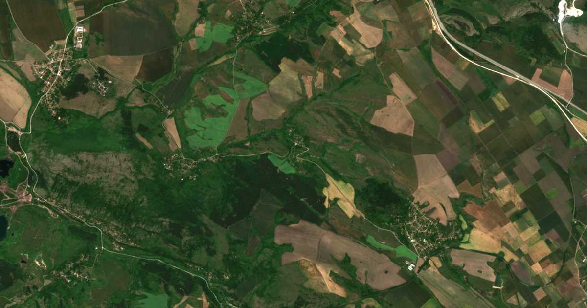 Carte satellite de Bahalin