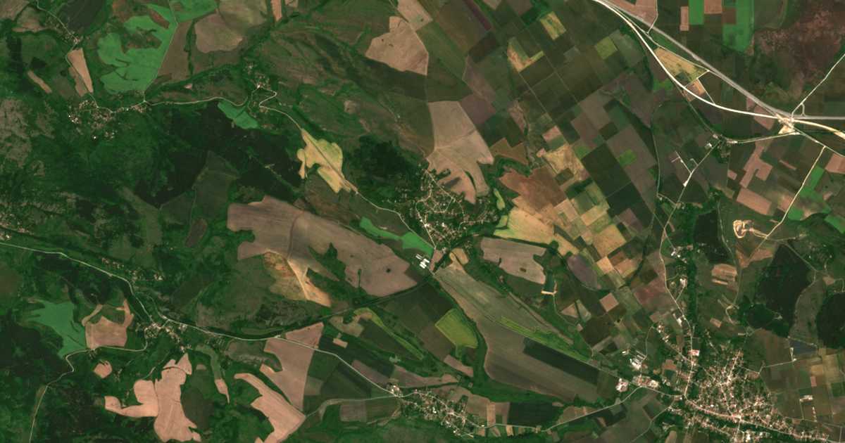 Carte satellite de Izvor