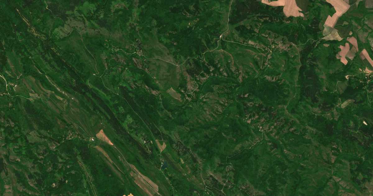Carte satellite de Pishtane