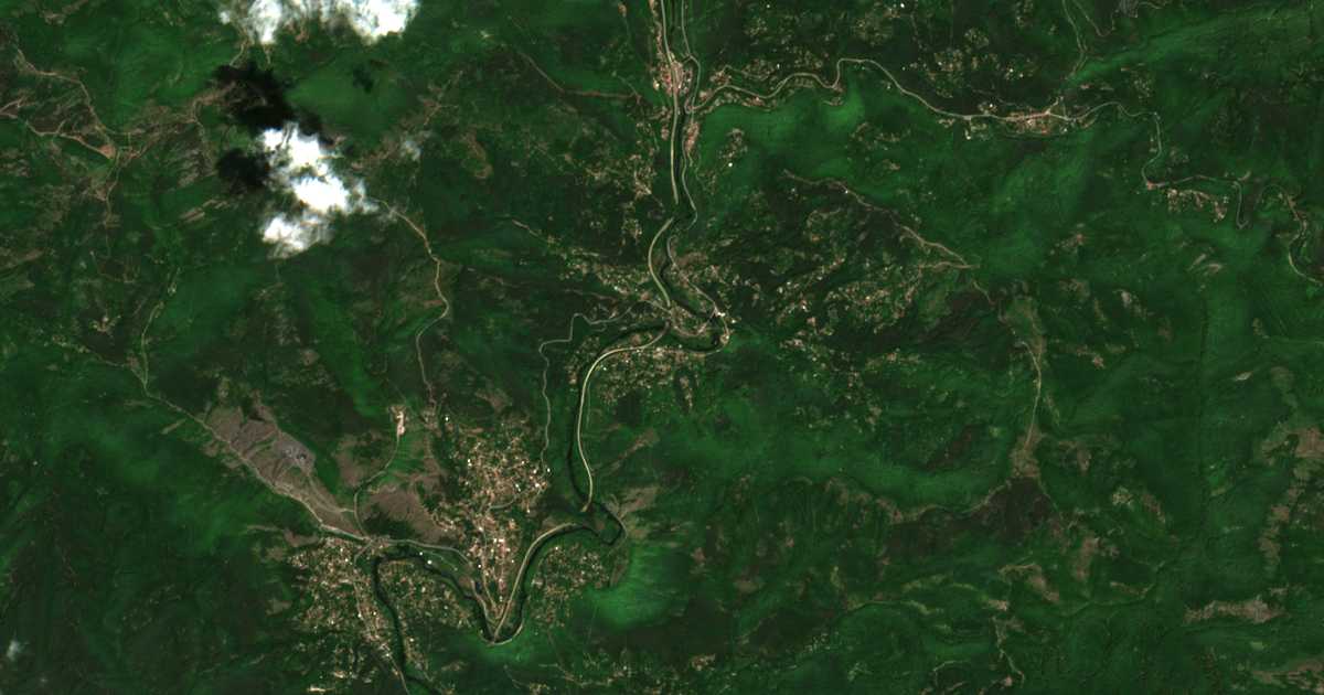 Carte satellite de Lukovo