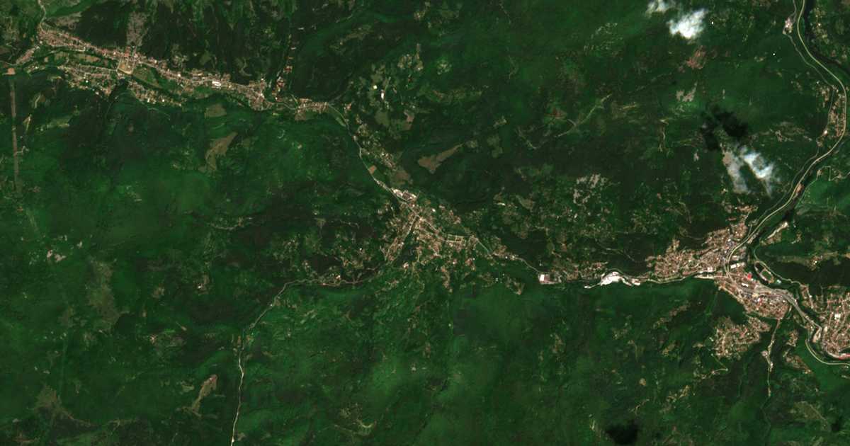 Carte satellite de Svidnya