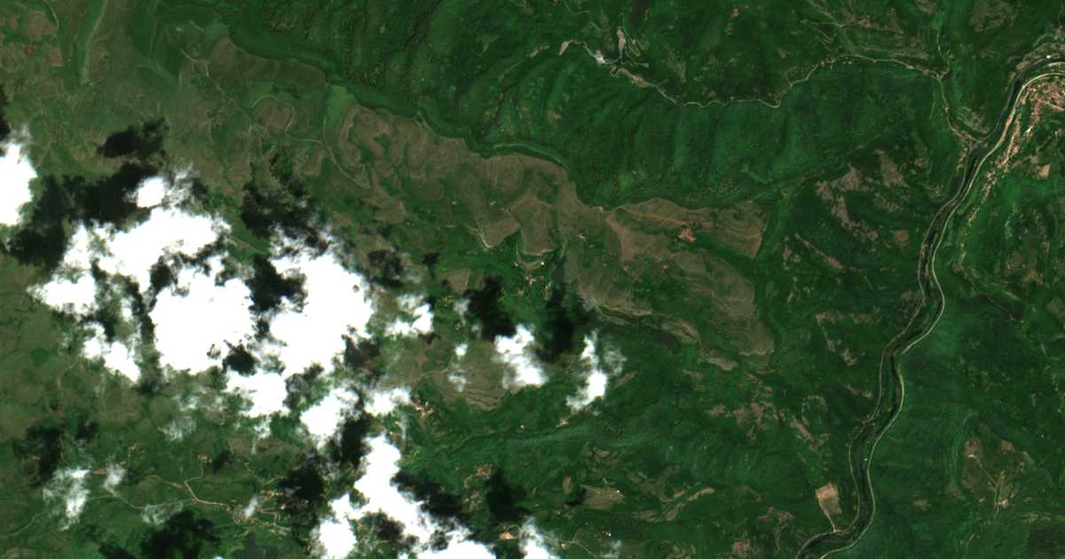 Carte satellite de Zanoge