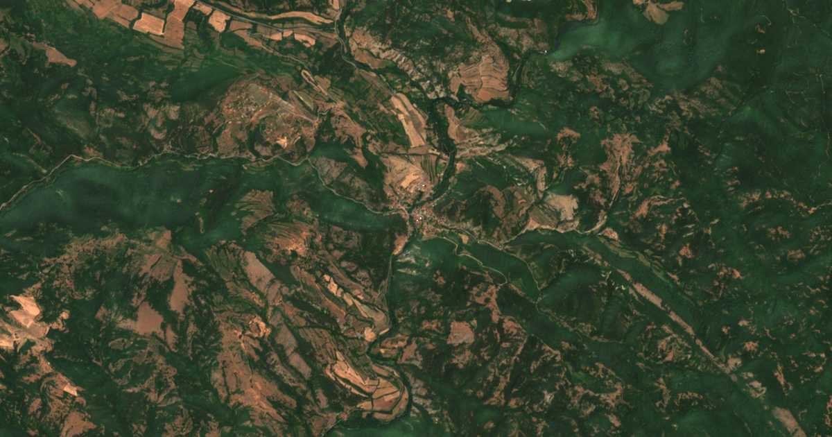 Carte satellite de Petrich