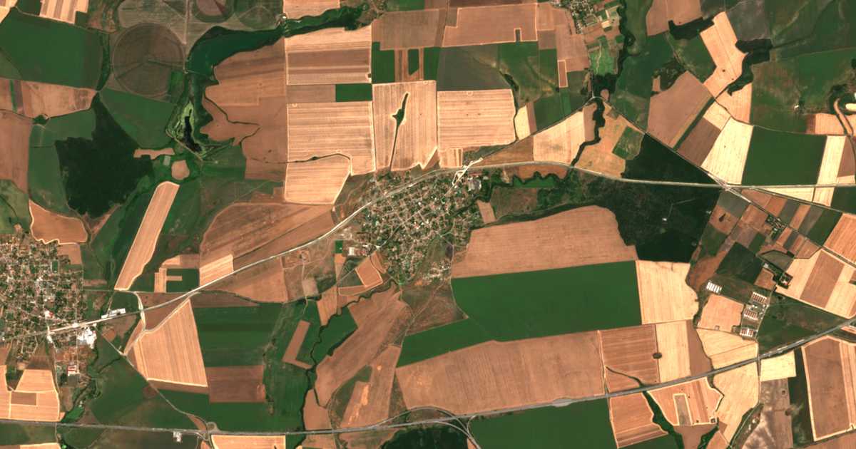Carte satellite de Černa gora