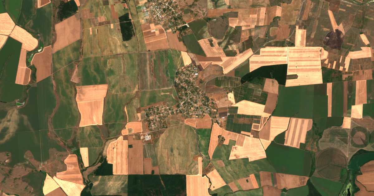 Carte satellite de Granit