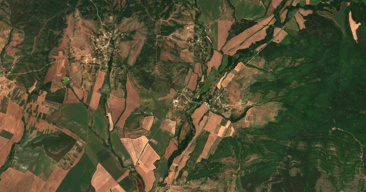 Carte satellite de Malǎk dol