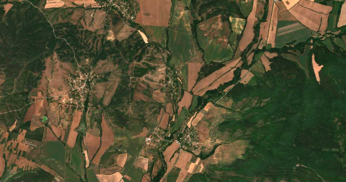 Carte satellite de Markovo