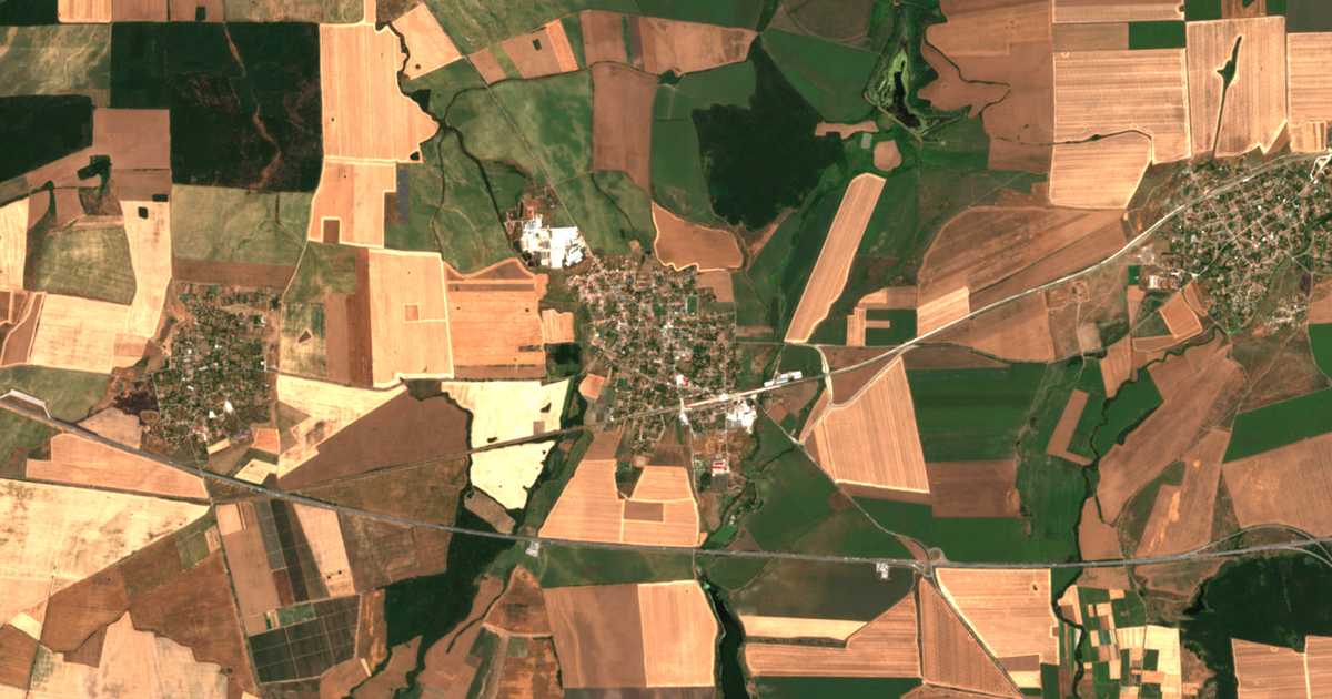 Carte satellite de Orizovo