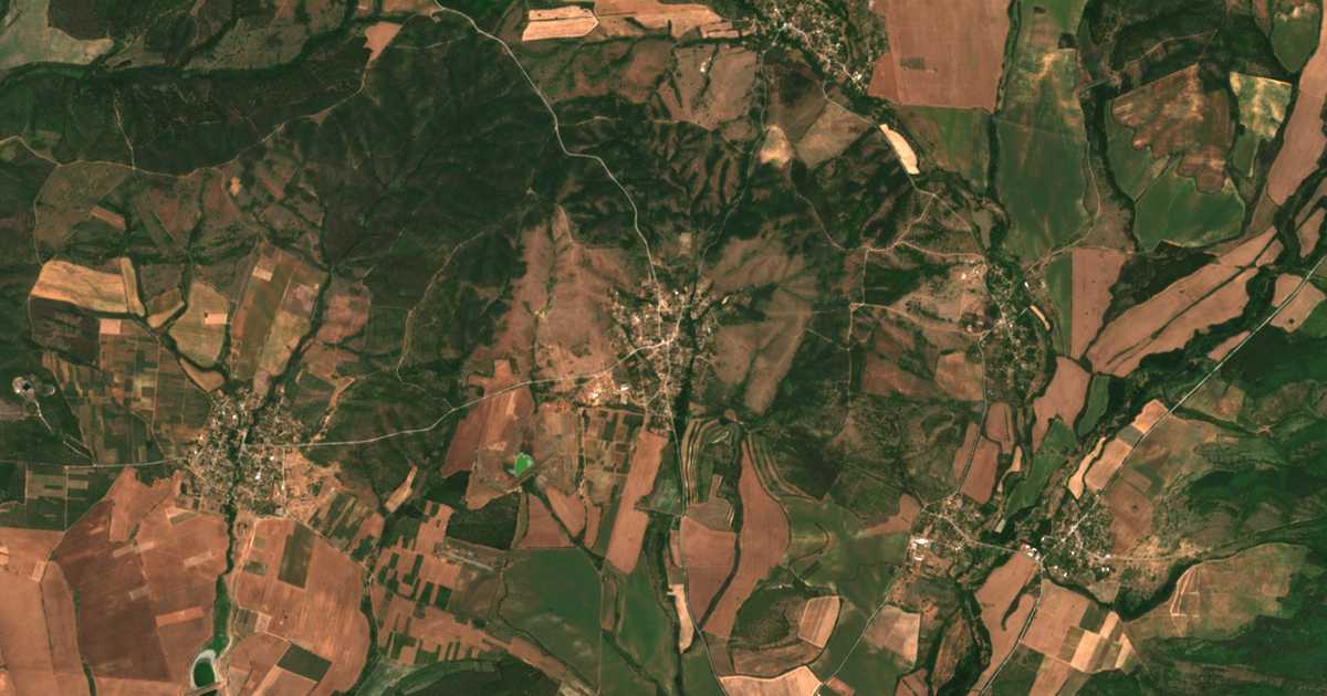 Carte satellite de Veren