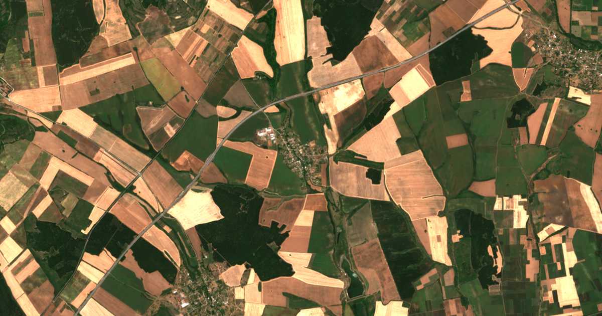Carte satellite de Yazdach
