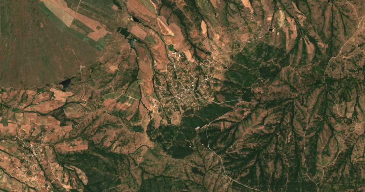 Carte satellite de Glavan