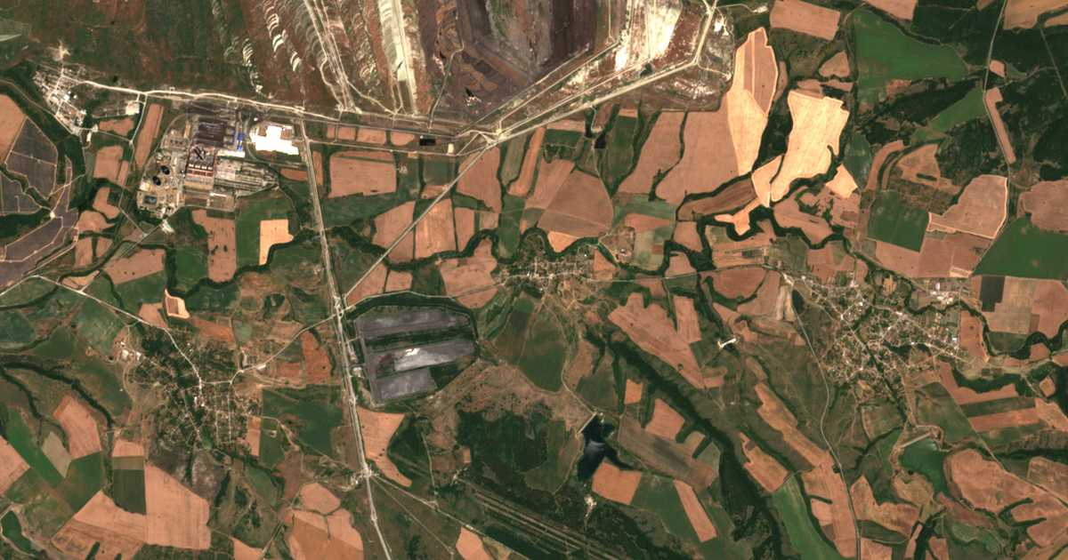 Carte satellite de Iskritsa