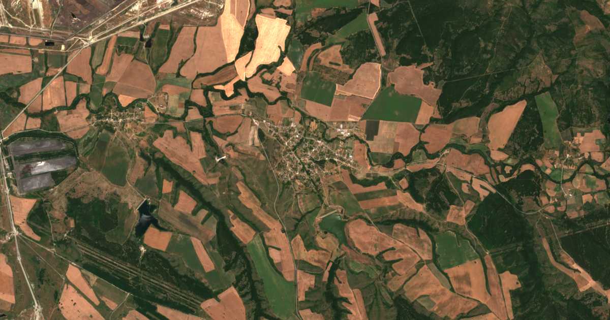 Carte satellite de Mǎdrec