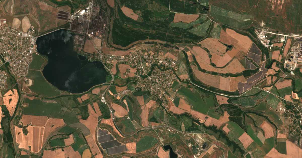 Carte satellite de Obruchishte