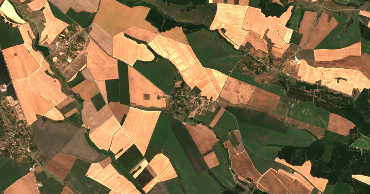 Carte satellite de Razdelna