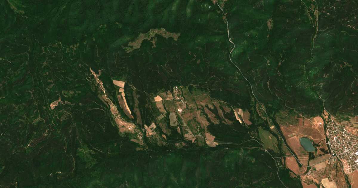 Carte satellite de Dimovci