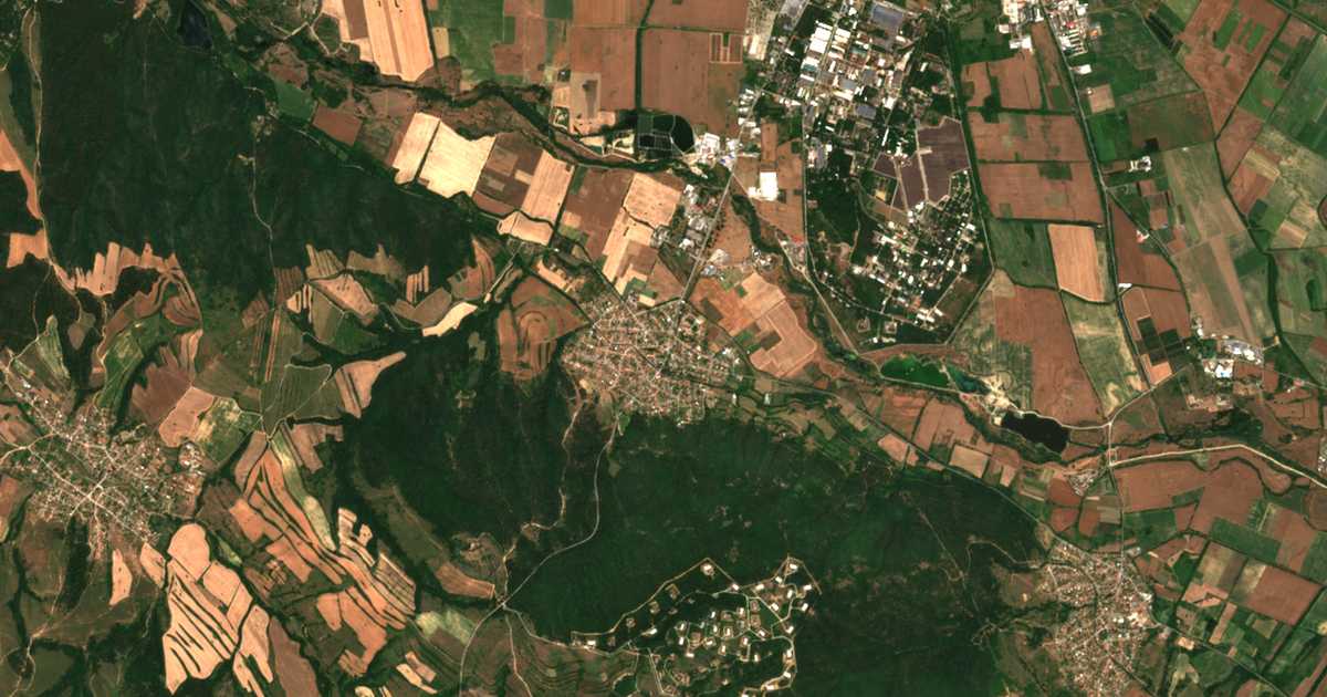 Carte satellite de Buzovgrad