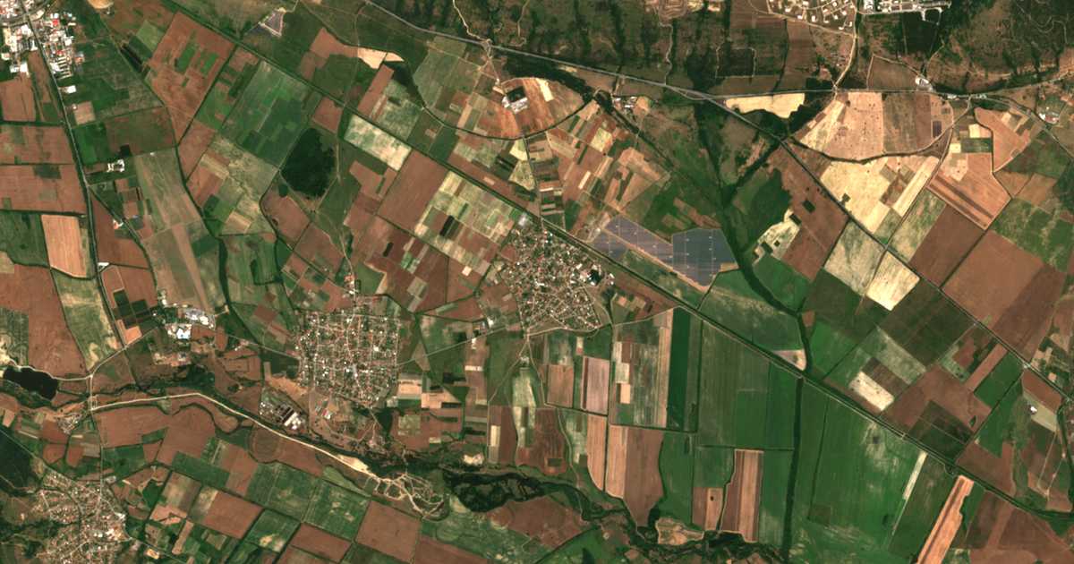 Carte satellite de Cherganovo