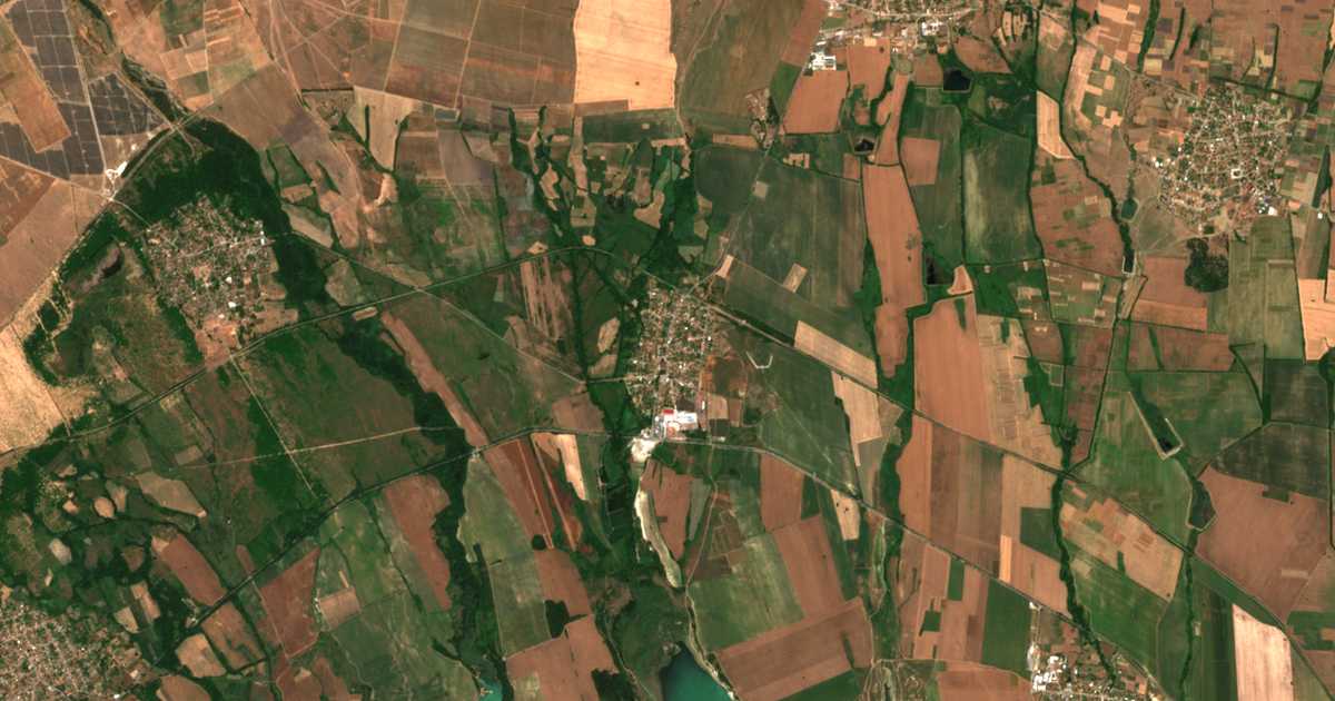 Carte satellite de Dunavci