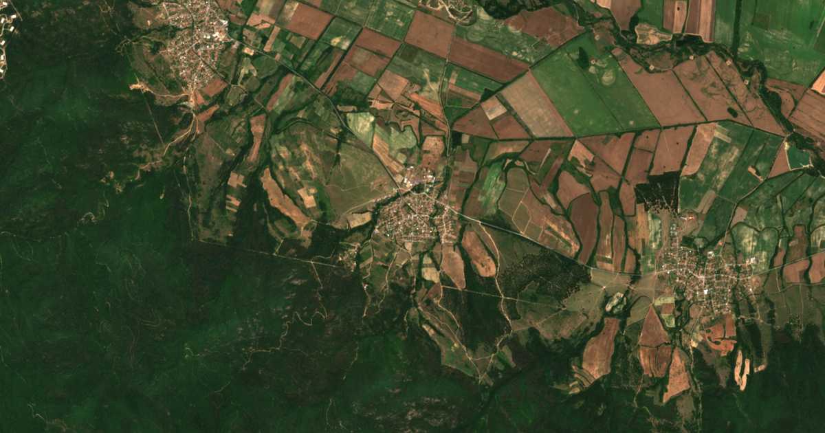 Carte satellite de Kanchevo