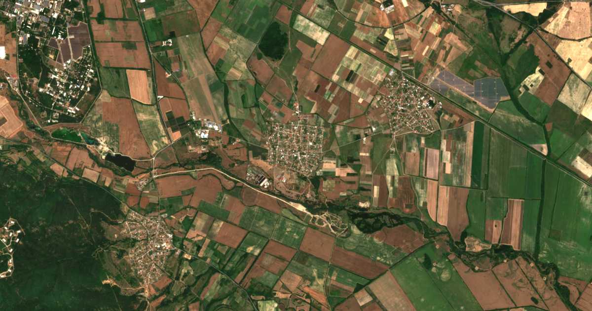 Carte satellite de Ovoshtnik