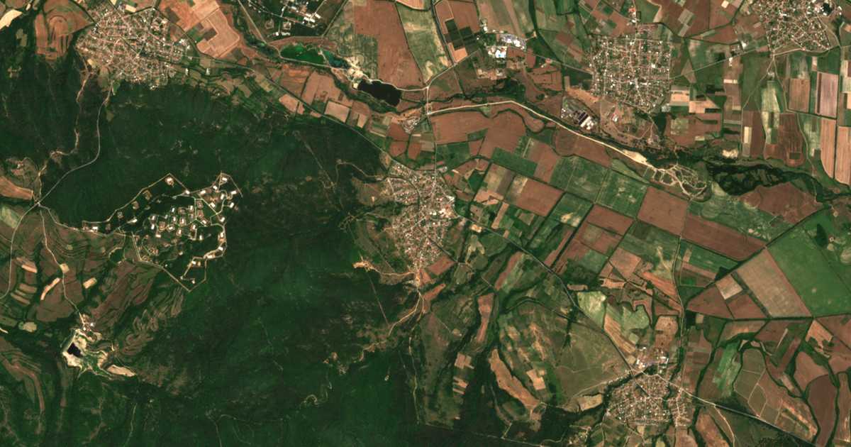 Carte satellite de Rozovo