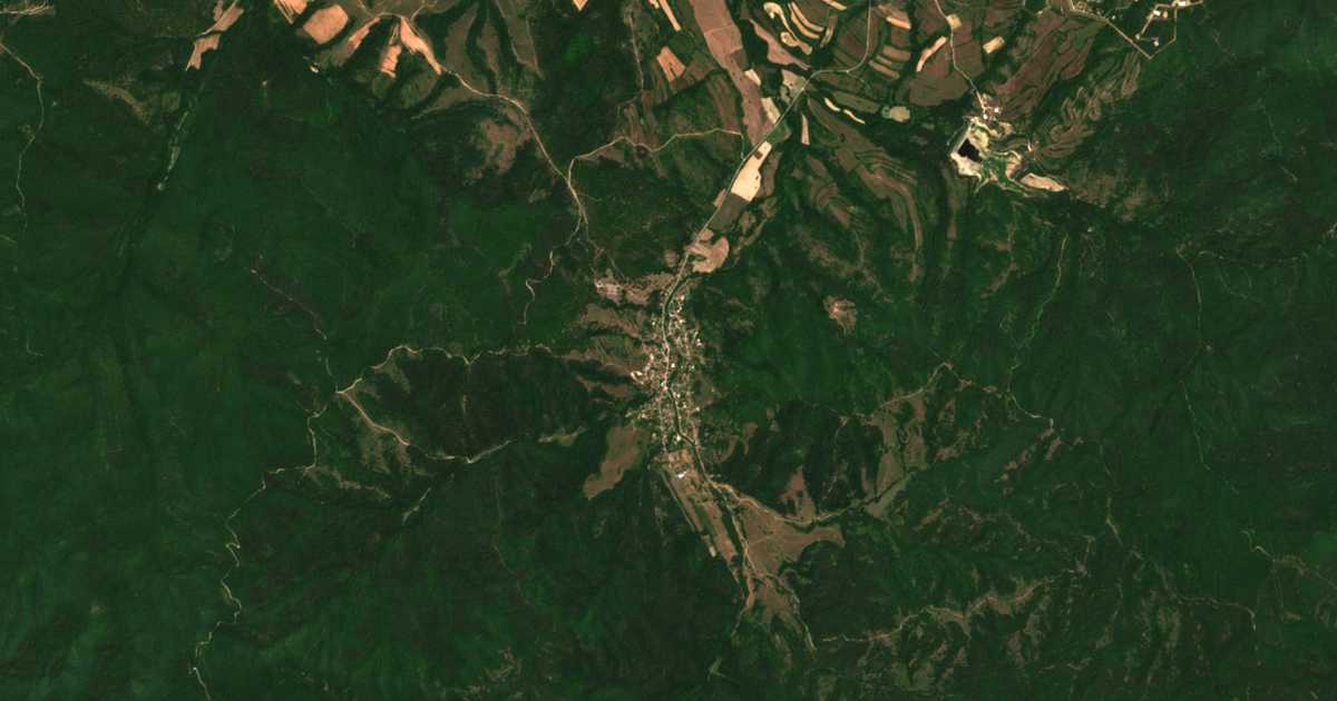 Carte satellite de Srednogorovo