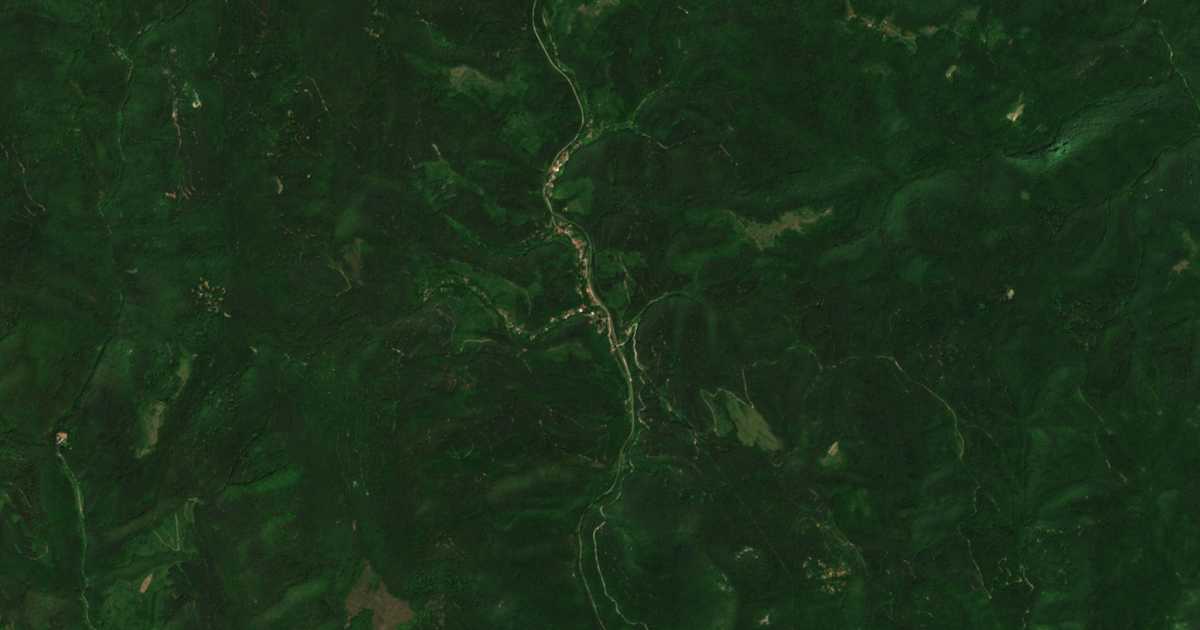 Carte satellite de Boruštica