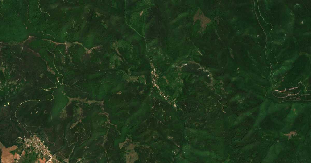 Carte satellite de Selce